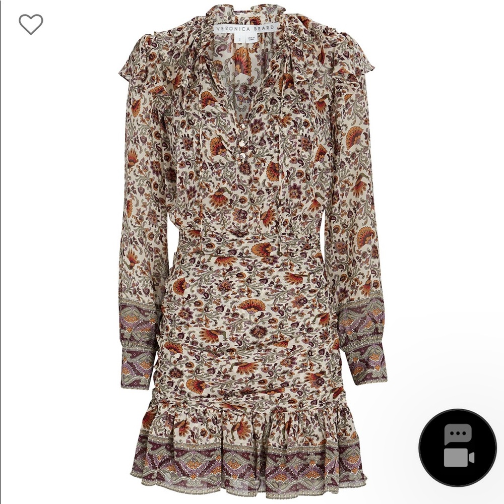 ISO Veronica Beard silk paisley dress
